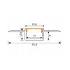 48832 11 48832 11 led hlinikovy profil zapusteny 2m sada