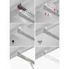 48832 12 48832 12 led hlinikovy profil zapusteny 2m sada