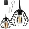 39594 39594 lustrova zavesna lampa brylant cerna e27