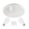 45163 45163 kulate bile prisazene stropni svitidlo n t 2x e27 2x led zarovka