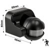 40230 1 pohybovy senzor ip44 220 240v ac 300w cerny