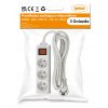 49042 1 prodluzovaci kabel 3 zasuvky 3m 3680w s vypinacem