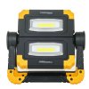 48460 1 prenosny dobijeci led reflektor s funkci powerbanky dvojity 20w ip44 studena barva