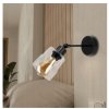 45058 2 sklenene led nastenne svitidlo 1xe27 rolovaci pruhledny ctverec