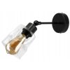 45058 sklenene led nastenne svitidlo 1xe27 rolovaci pruhledny ctverec