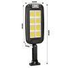 38041 1 solarni led cob lampa s pohybovym senzorem dalkovy ovladac oran 60w