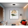 33981 1 stropni led svitidlo loft 3xe27 wood cerne