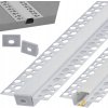 52300 led hlinikovy profil 2m zapusteny sada