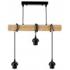 44905 5 zavesne stropni svitidlo led dreveny tram 3xe27 lustr dreveny kuzel
