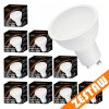 Sada 10x GU10 LED žiaroviek 10W - tepla biela