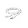 Nabíjací kábel USB-C pre telefón 20W 1m 100cm Rýchlonabíjací biely