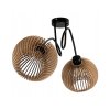Stropná lampa LOFT WRAPPED 2XE27 WOODEN