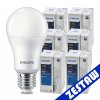 SADA 6 ks LED žiaroviek PHILIPS E27 4,9W 470 lm - tepla biela