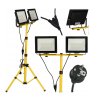 LED reflektor 2x100w + kábel a stojan 170cm - studená biela