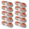 10x rýchlokonektor wago 221-2411 priechodný 2x4mm