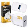 Nabíjačka cube fast usb a biela sieťová 20W pre telefón