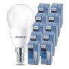 10x LED žiarovka E14 7W 806lm teplá farba 2700k 230v PHILIPS corepro