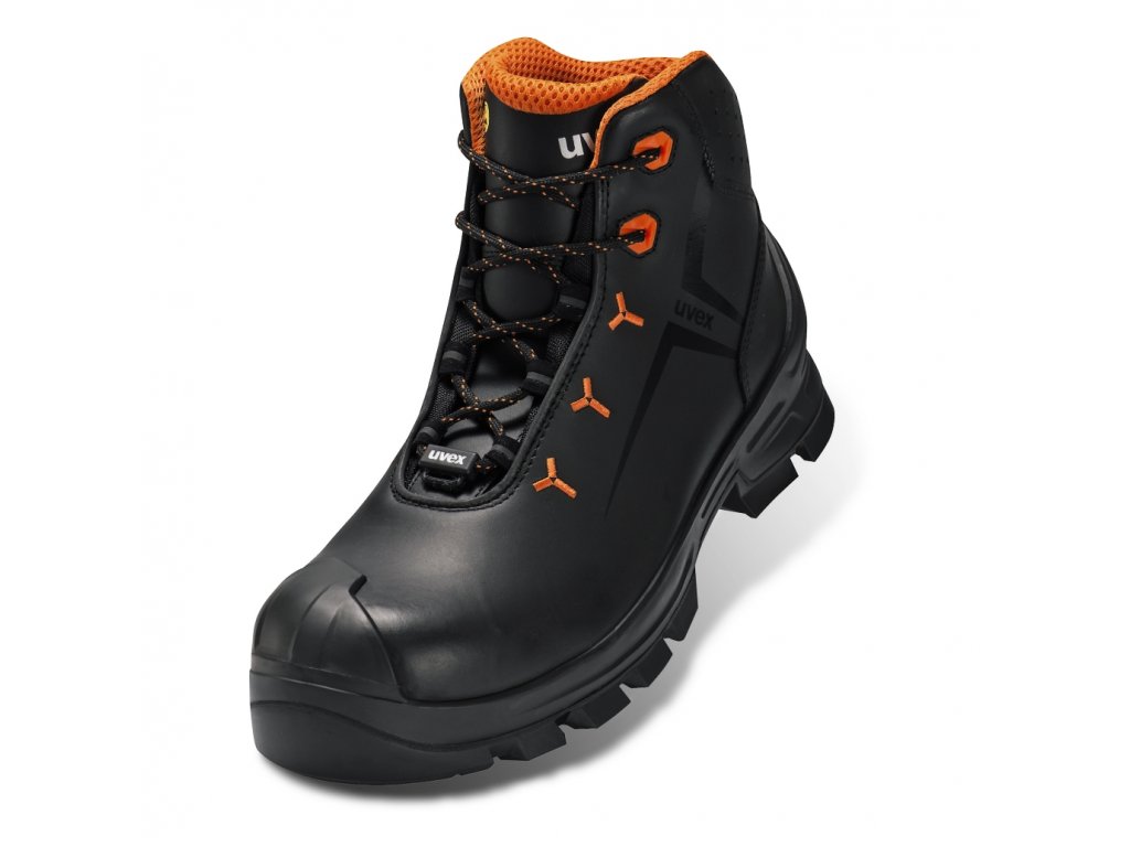 Kotníková obuv uvex 2, šíře 11, S3 HI HRO SRC, podešev VIBRAM 6523 (Velikost 35, Kód produktu 6523235)
