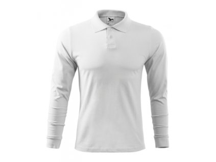 211 Single J. LS Polokošile pánská (Velikost S, Varianta bílá)
