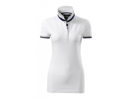 257 Collar Up Polokošile dámská (Velikost XS, Varianta bílá)