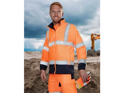 Reflexní mikina fleece ARDON®REF402 oranžová S (Velikost S)