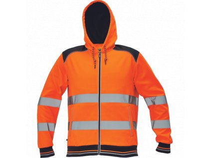 KNOXFIELD HV mikina s kapucí (Barva červená, Velikost XS)