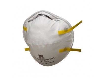 en149 8710 unvalved respirator yellow strap