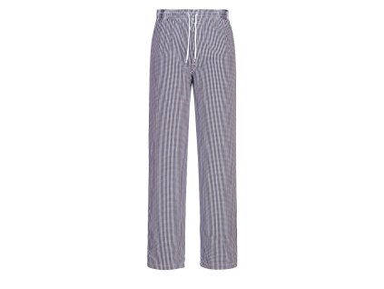 Chef's Bromley Trousers (Barva Blue Check, Velikost L)