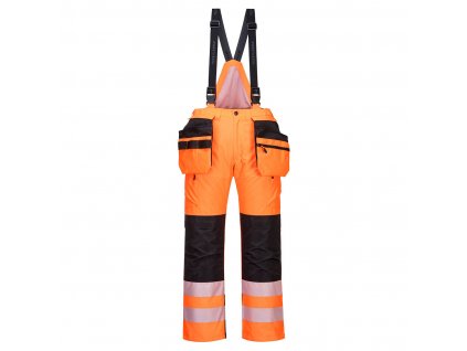 PW3 Hi-Vis Winter Trousers (Barva Orange/Black, Velikost 4XL)