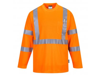 Hi-Vis Long Sleeve Pocket T-Shirt