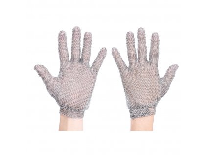 Chainmail Glove (Barva Silver, Velikost L)