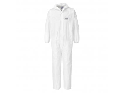 BizTex Microcool Coverall Type 5/6 (Pk50) (Barva White, Velikost L)