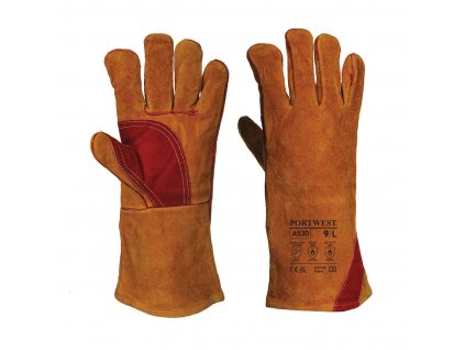 The reinforced Welding Gauntlet is made from premium quality leather welding gauntlet with reinforced palm and thumb area for additional protection over the A500. Fully welted and sewn with para-aramid throughout.