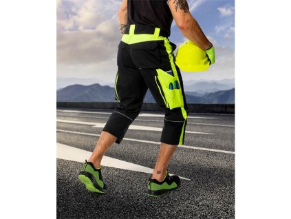 Kalhoty 3/4 ARDON®NEON černo-žluté (Velikost 46)
