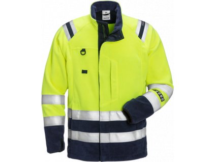 Flamestat výstražná fleecová bunda tř. 3 4063 ATF (Velikost XS, Barva Hi-Vis Yellow/Navy)