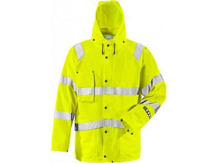 Nehořlavá výstražná bunda do deště tř. 3 4845 RSHF (Velikost XS, Barva Hi-Vis Yellow)