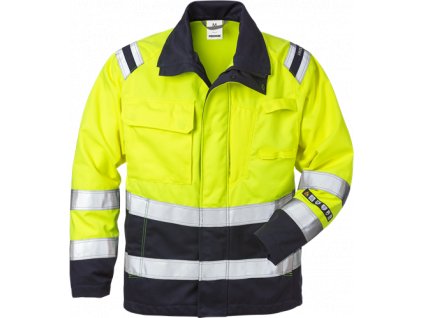 Nehořlavá výstražná bunda tř. 3 4175 ATHS (Velikost XS, Barva Hi-Vis Yellow/Navy)