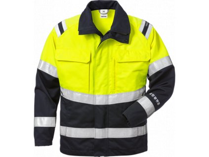 Nehořlavá výstražná bunda tř. 1 4176 ATHS (Velikost XS, Barva Hi-Vis Yellow/Navy)