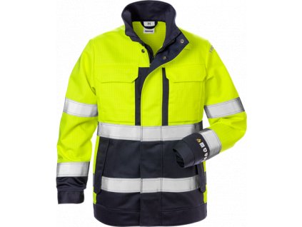 Dámská výstražná bunda flame tř. 3 4590 FLAM (Velikost XS, Barva Hi-Vis Yellow/Navy)