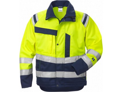 Výstražná bunda tř. 3 4129 dámská PLU (Velikost XS, Barva Hi-Vis Yellow/Navy)