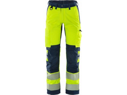 Výstražné strečové kalhoty třída 2 2712 PLU (Velikost C44, Barva Hi-Vis Yellow/Navy)