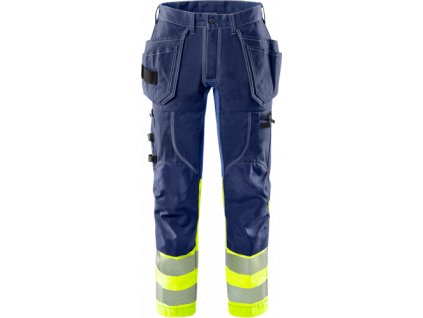 Výstražné řemeslnické strečové kalhoty třída 1 2608 FASG (Velikost C44, Barva Hi-Vis Yellow/Navy)