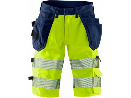 Výstražné řemeslnické šortky tř. 1 2509 PLU (Velikost C44, Barva Hi-Vis Yellow/Navy)