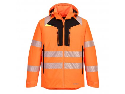 DX4 Hi-Vis Winter Jacket (Barva Orange/Black, Velikost L)