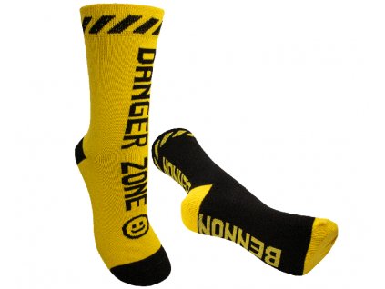 BENNONKY Black/Yellow Socks