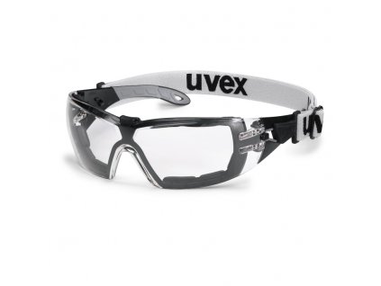Brýle uvex pheos guard set (Provedení zorníku PC čirý/UV 2C-1,2; SV extreme, rám. černý/šedý, Kód produktu 9192180)