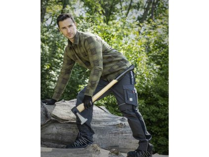 Flanelová košile ARDON®URBAN khaki (Velikost S)