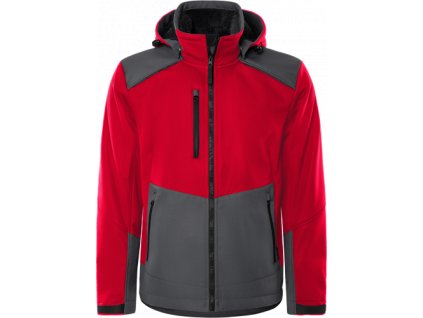 Softshellová zimní bunda 4060 CFJ (Velikost S, Barva Red/Grey)