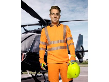 Tričko s dlouhým rukávem ARDON®SIGNAL oranžové (Velikost 2XL)