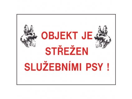 12721 T.Pozor-Objekt střež.-bezp.tabulka